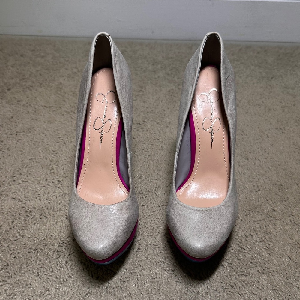 Jessica Simpson multicolor heels